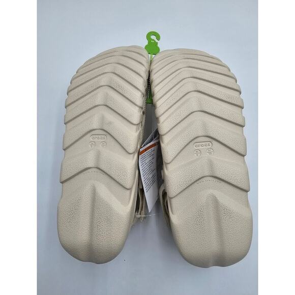 Crocs Unisex M/8 W/10 Duet Max II 2 Clog Stucco Beige Casual Sandal - Picture 3 of 7